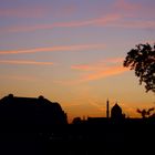 Sonnenuntergang an der Elbe