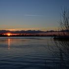 Sonnenuntergang an der Elbe bei Tesperhude