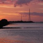 Sonnenuntergang an der Elbe