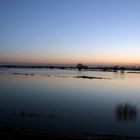 Sonnenuntergang an der Elbe in Schönhausen