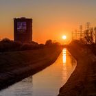 Sonnenuntergang an der Emscher