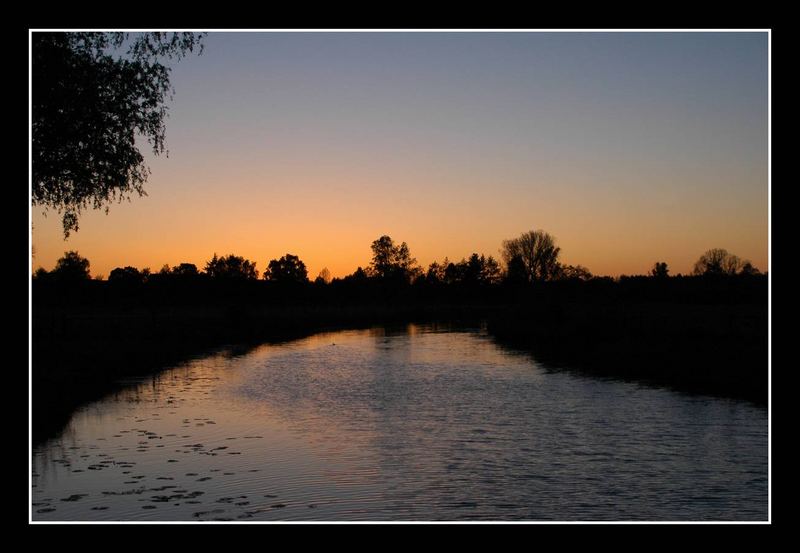 Sonnenuntergang an der Eyter