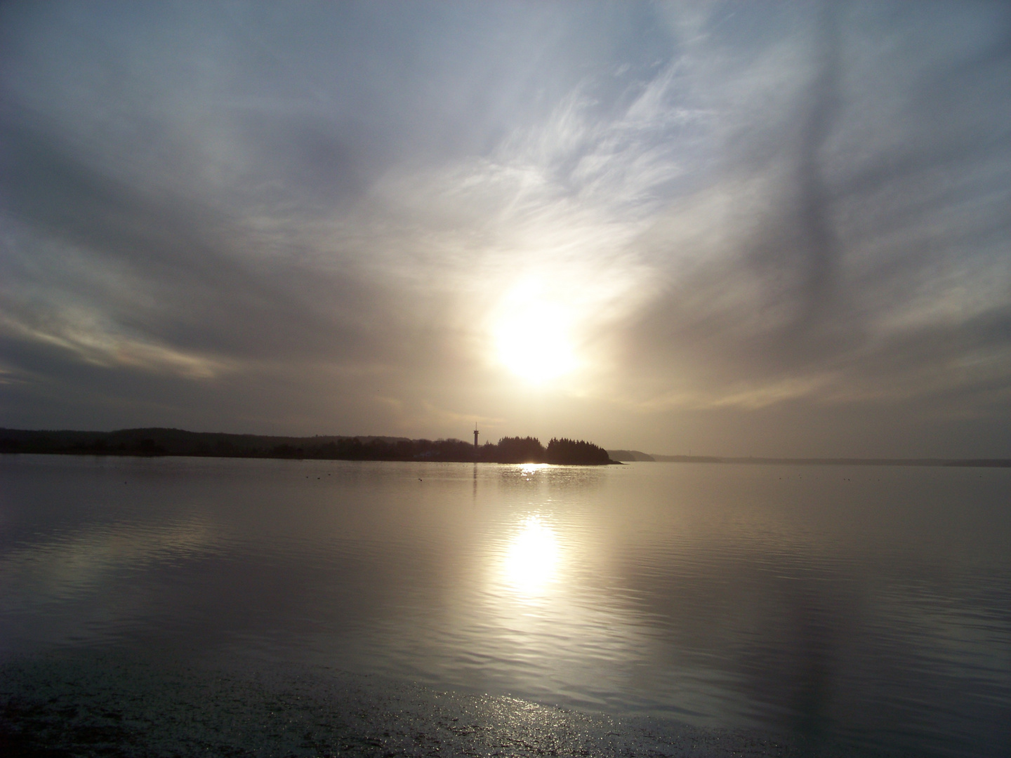 Sonnenuntergang an der Flensburger Förde