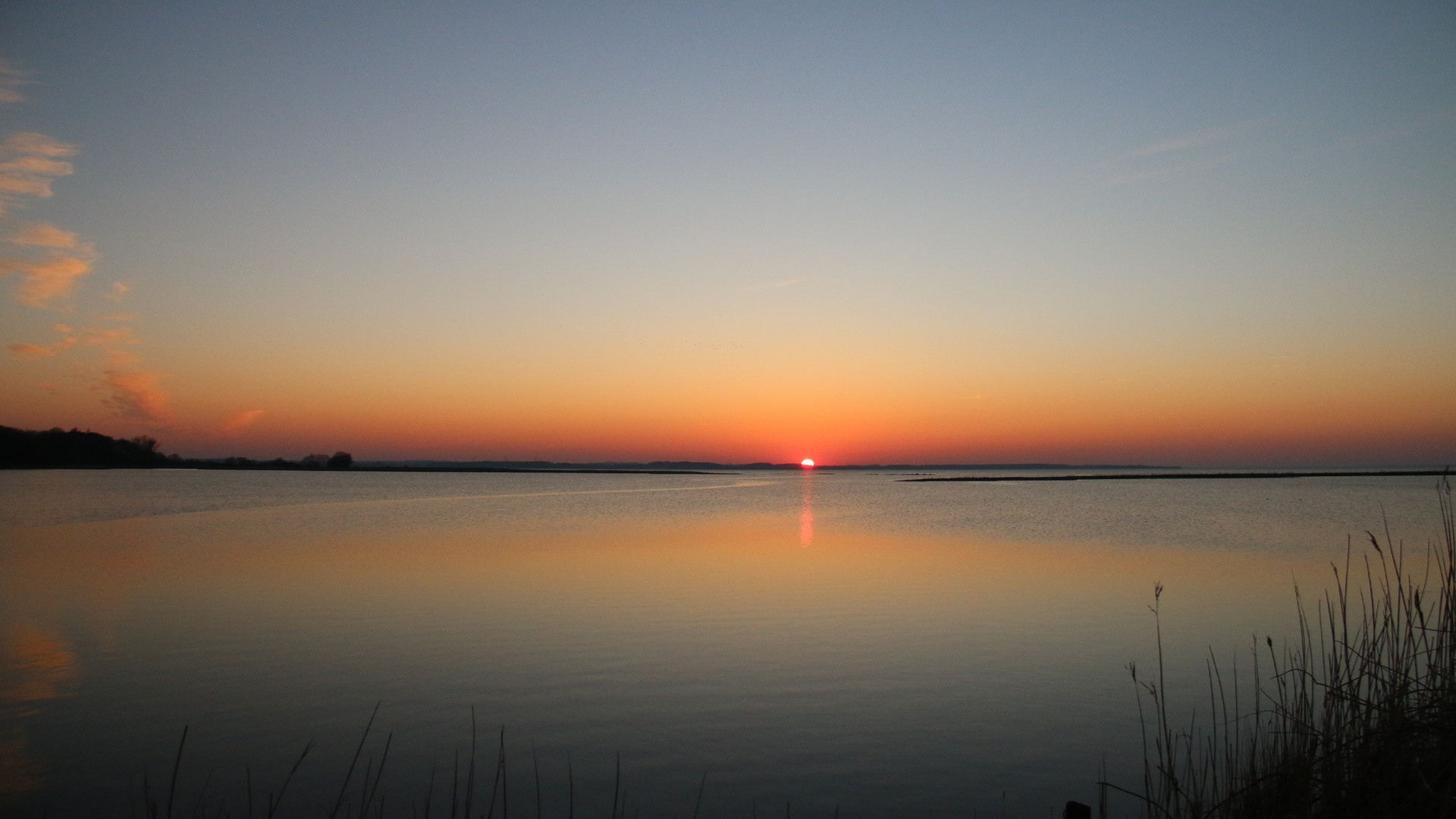 Sonnenuntergang an der Geltinger Birk !