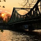 Sonnenuntergang an der Glienicker Brücke