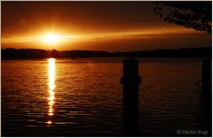 Sonnenuntergang an der Glienicker Brücke I