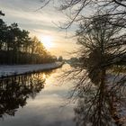 Sonnenuntergang an der Großen Aue