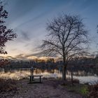 Sonnenuntergang an der Grube Ferni 