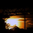 Sonnenuntergang an der Harbour Bridge, Sydney