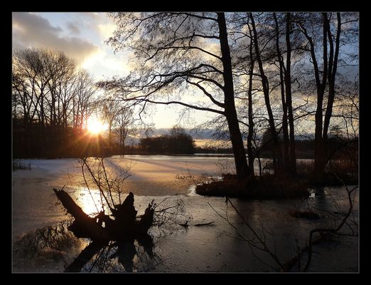 Sonnenuntergang an der Havel