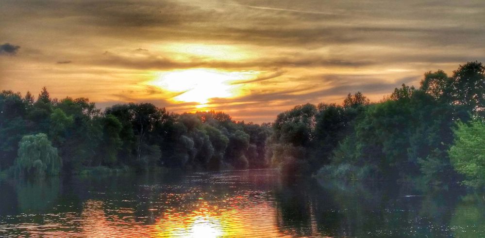 Sonnenuntergang an der Havel