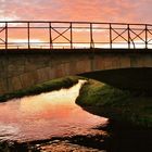 Sonnenuntergang an der Holtemme