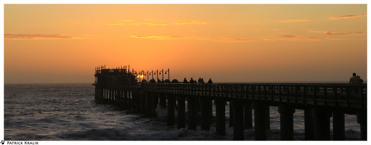 Sonnenuntergang an der Jetty