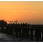 Sonnenuntergang an der Jetty