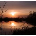 Sonnenuntergang an der Jümme