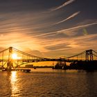 Sonnenuntergang an der Kaiser Wilhelm Brücke