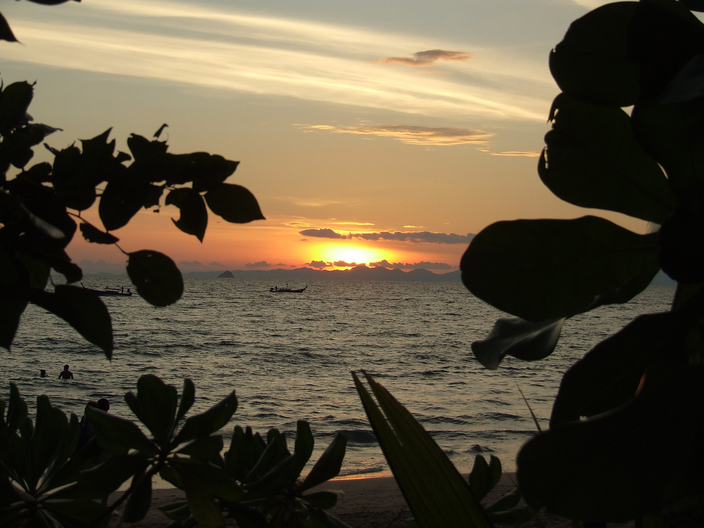 Sonnenuntergang an der Karon Beach/Phuket