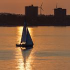 Sonnenuntergang an der Kieler Förde