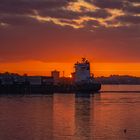 Sonnenuntergang an der Kieler Förde - Jeden Abend ein Schauspiel 