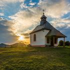 Sonnenuntergang an der Kleinen Kalmit