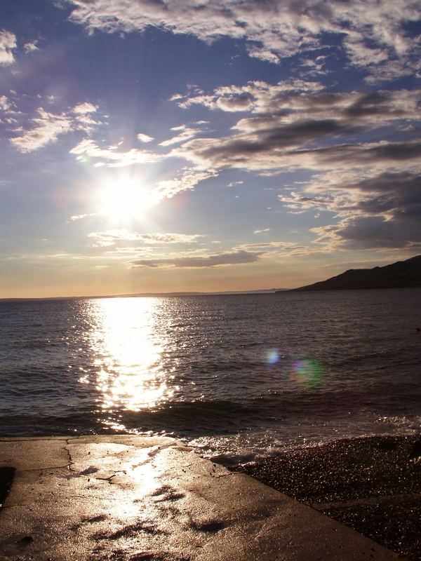 Sonnenuntergang an der Kroatischen Adriaküste