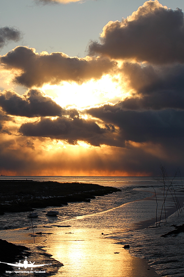 Sonnenuntergang an der Küste