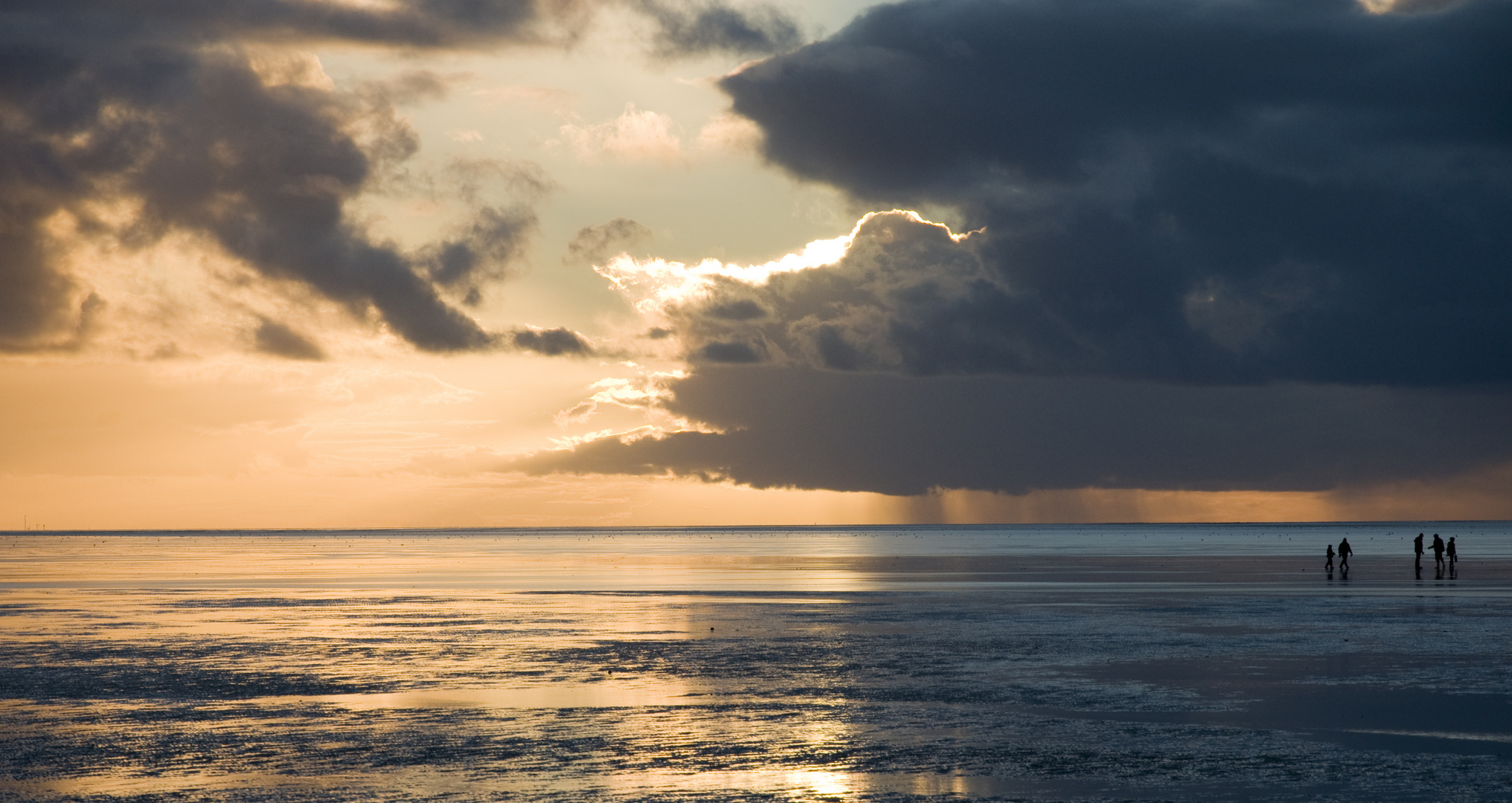 Sonnenuntergang an der Küste