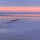 Sonnenuntergang an der Küste (Friedrichskoog)