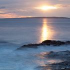 Sonnenuntergang an der Küste von Irland