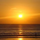 Sonnenuntergang an der Kuta Beach