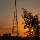 Sonnenuntergang an der Langen Lake...