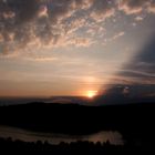 Sonnenuntergang an der Listertalsperre II