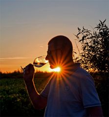 SONNENUNTERGANG AN DER LOIRE