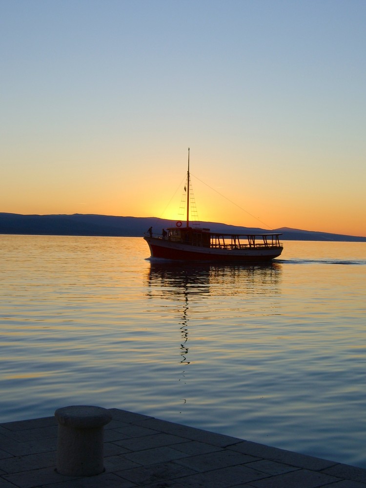 Sonnenuntergang an der Makarska-Riviera