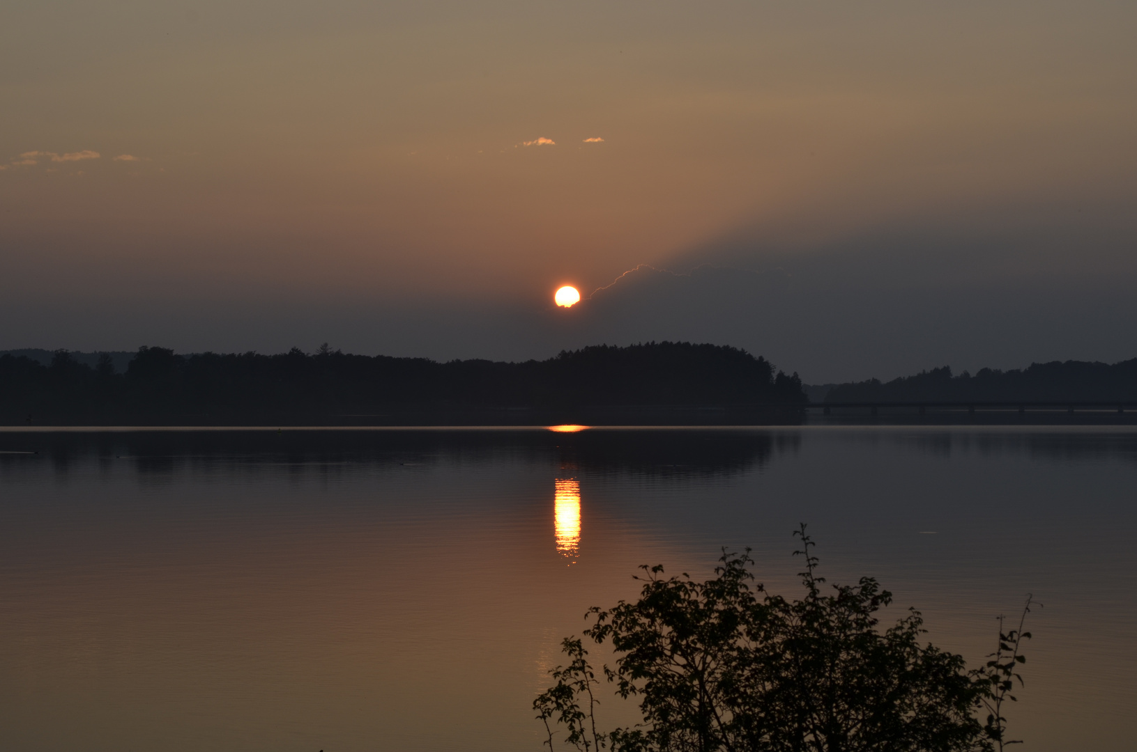 Sonnenuntergang an der Möhne....