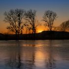 Sonnenuntergang an der Mosel