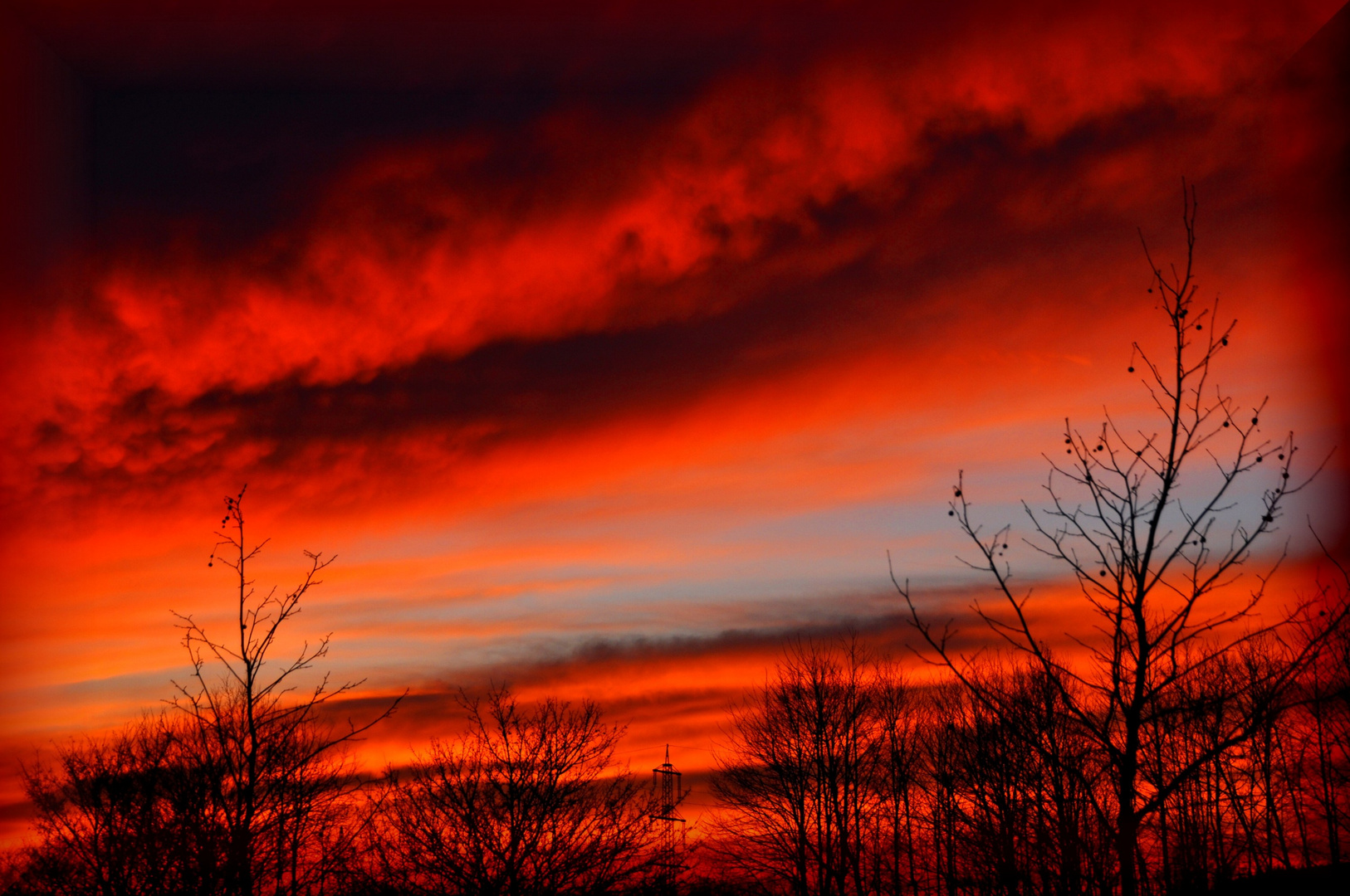 Sonnenuntergang an der Mosel