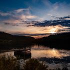 Sonnenuntergang an der Mosel 