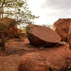 Sonnenuntergang an der Mowani Lodge, Namibia