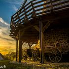 Sonnenuntergang an der Mühle