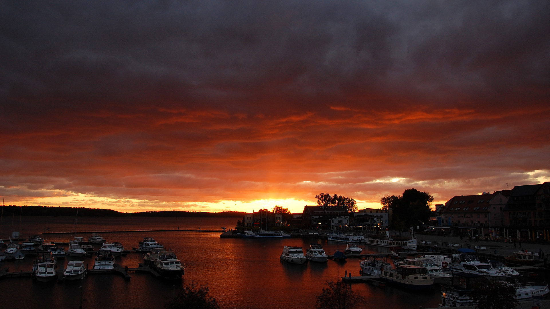 Sonnenuntergang an der Müritz