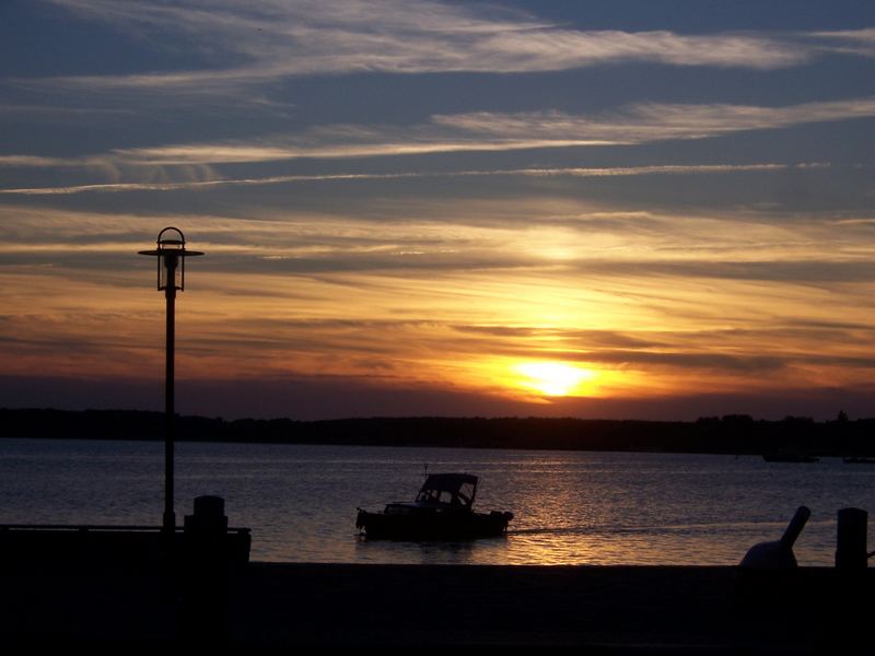 Sonnenuntergang an der Müritz