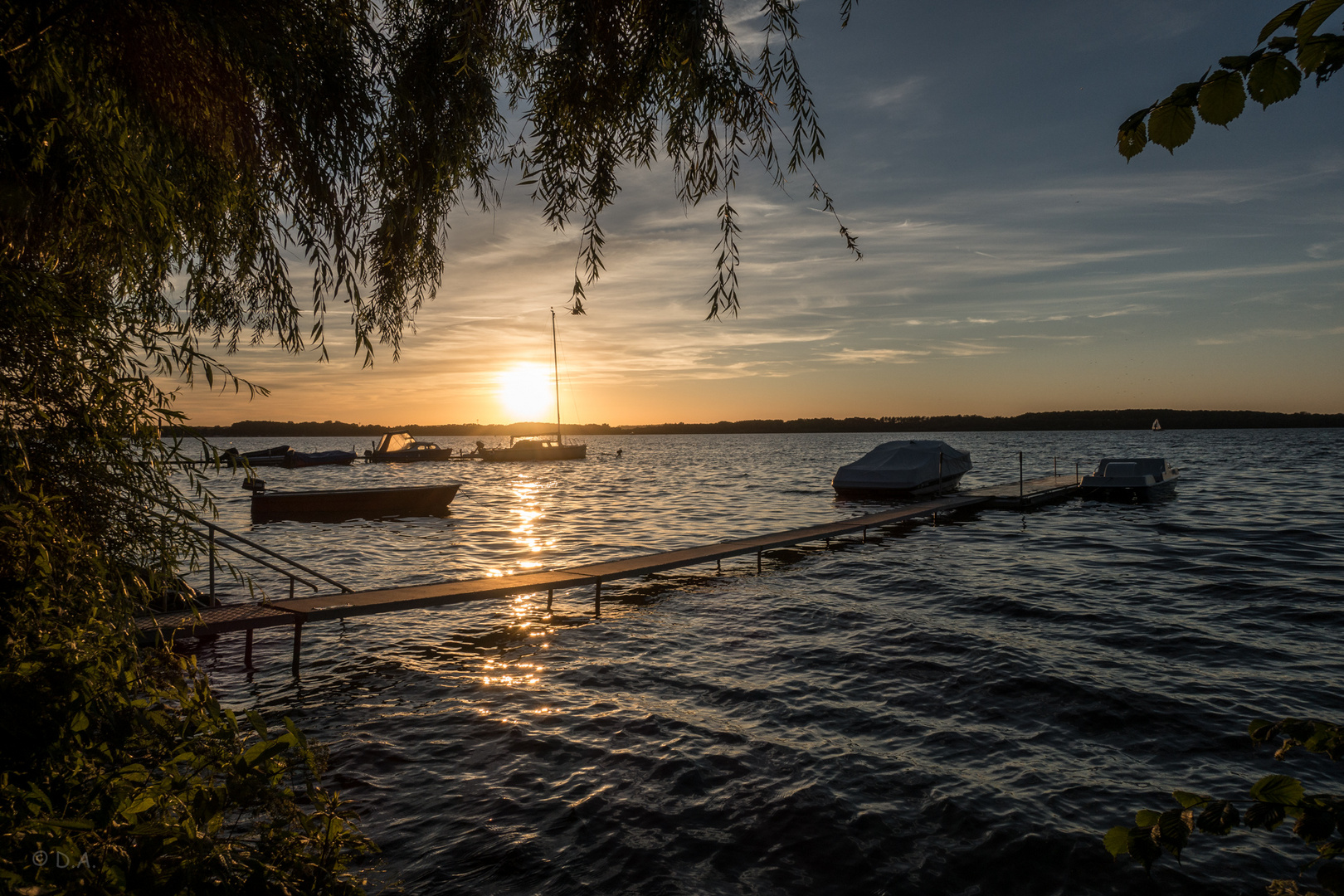 Sonnenuntergang an der Müritz