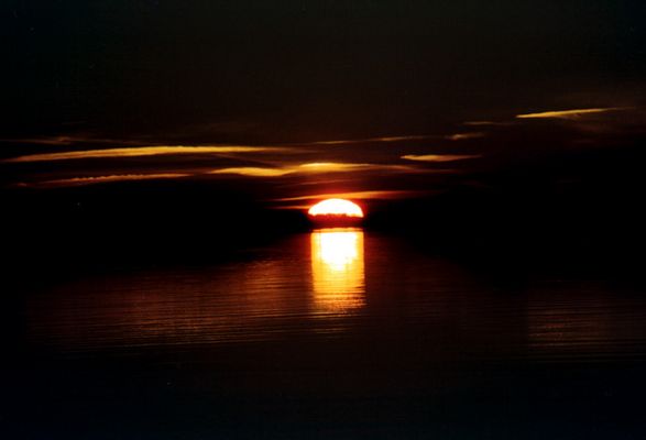 Sonnenuntergang an der Müritz