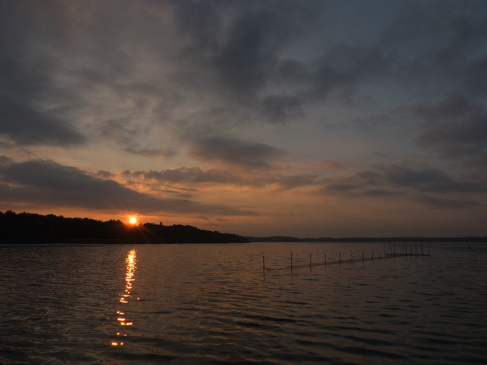 Sonnenuntergang an der Müritz