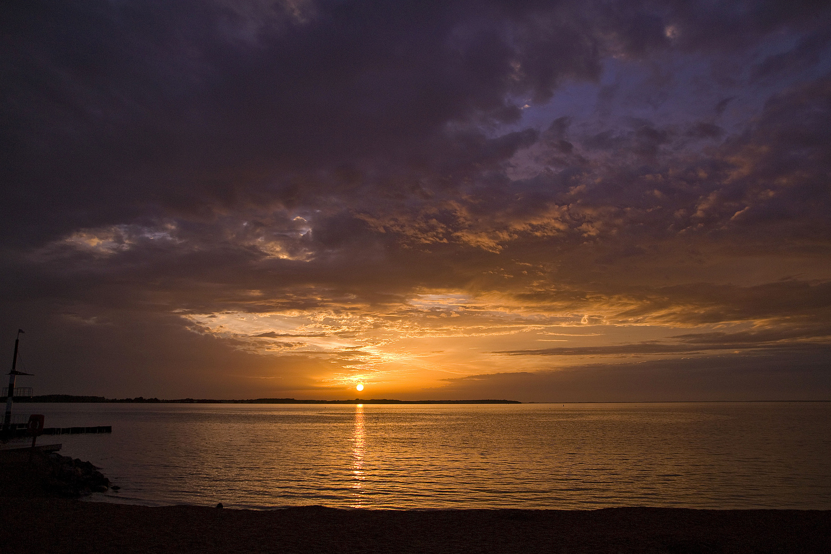 Sonnenuntergang an der Müritz