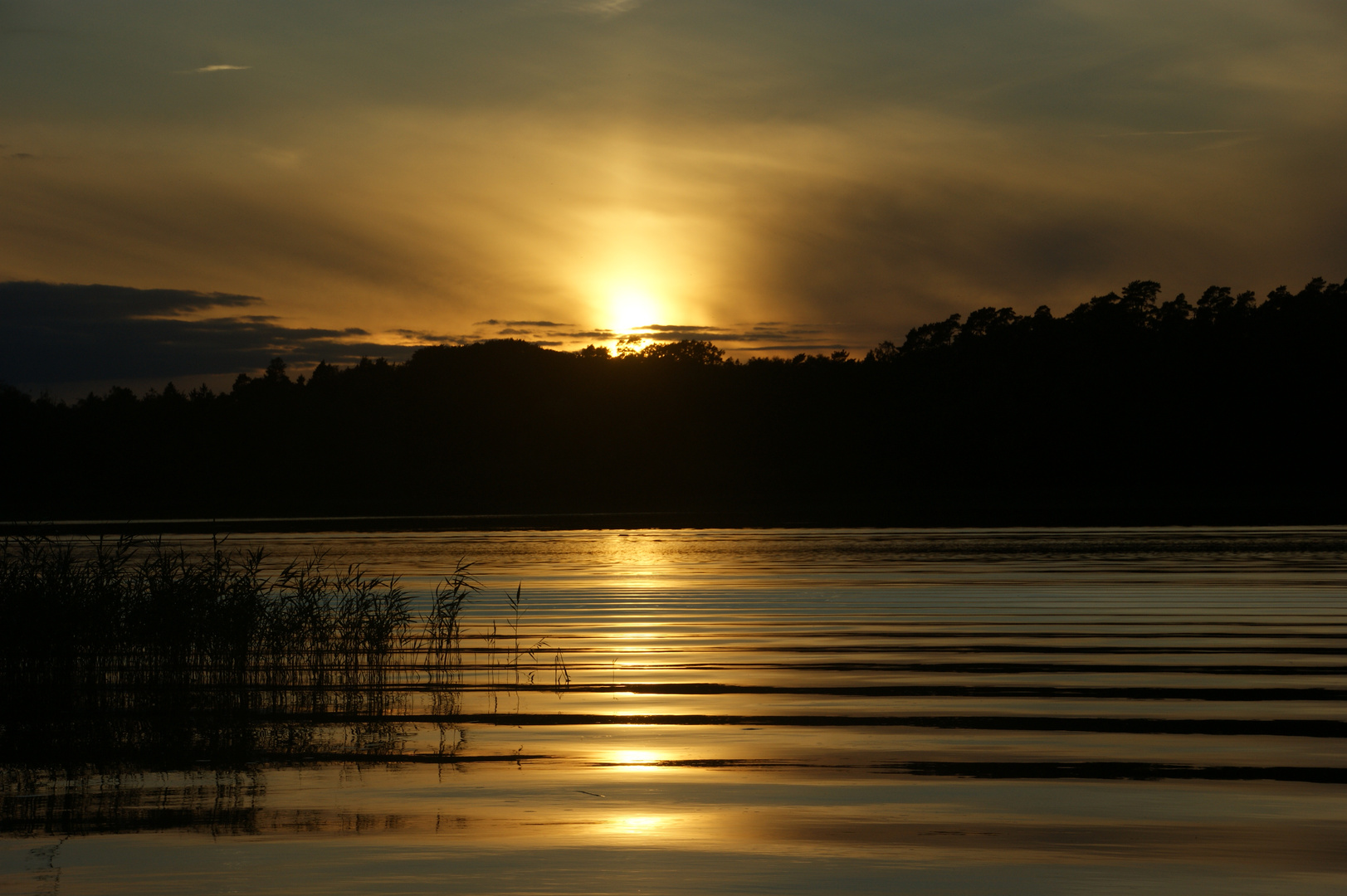 Sonnenuntergang an der Müritz