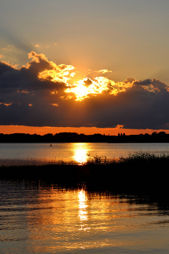 Sonnenuntergang an der Müritz