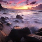 Sonnenuntergang an der Na Pali Küste