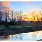 Sonnenuntergang an der Nidda